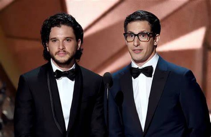 Andy Samberg and Kit Harington in 7 Days in Hell