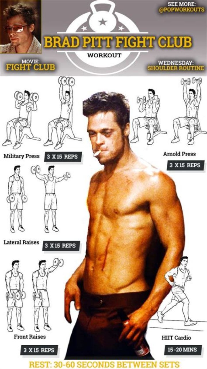 Brad Pitt Workout Routine