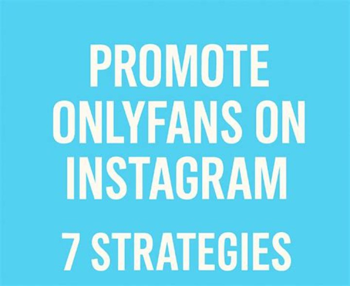 promote onlyfans on Instagram
