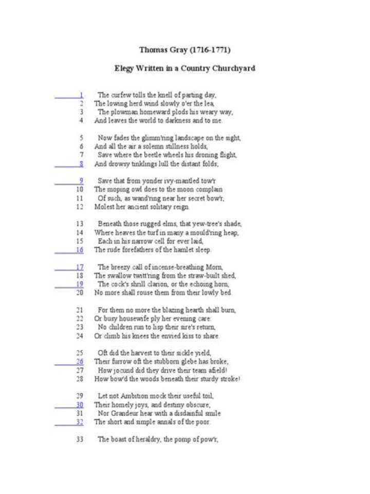 Thomas Gray Thomas Gray