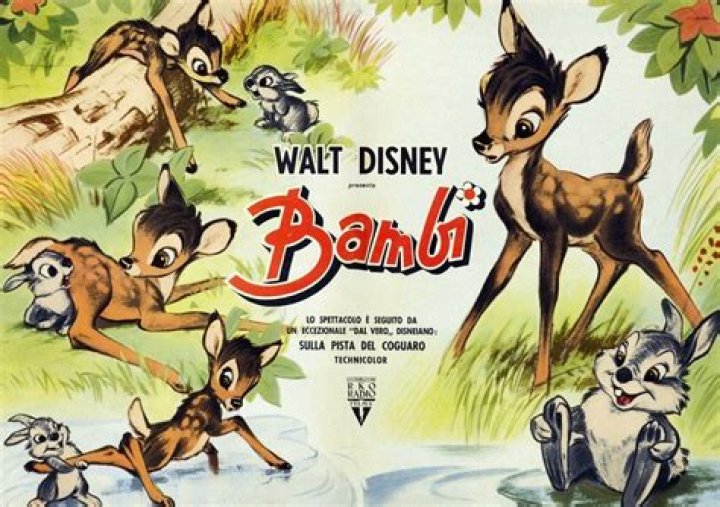 When was color Bambi released?